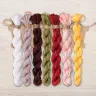Set of OwlForest Hand-Dyed Threads for the “Summer Triptych. Jam” Chart (DMC)