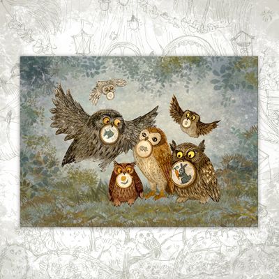 “Cross Stitch Reunion” Postcard