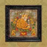 Digital embroidery chart “Pumpkin Cat”