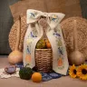 Digital embroidery chart “Pumpkin Bow”