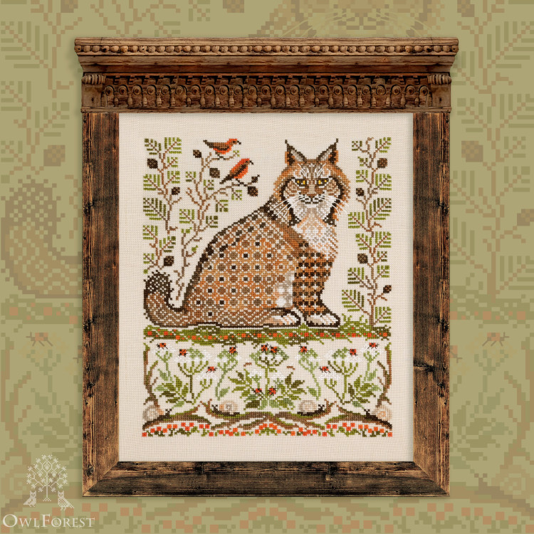 Embroidery kit “Bobcat”