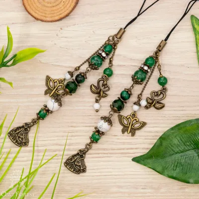 Scissor Fob “Princesses-frogs” Bronzy Metal Color Fittings