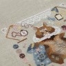 Printed embroidery chart “Housekeeping Hamster”