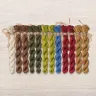 Set of OwlForest Hand-Dyed Threads for the “Toad Summer” Chart (DMC)