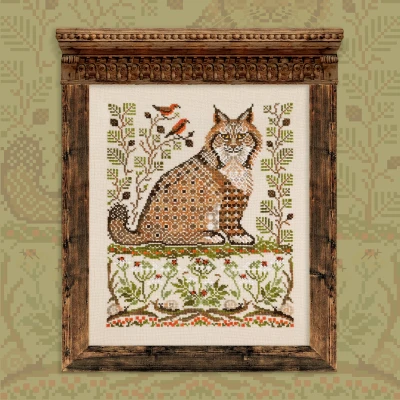 Printed embroidery chart “Bobcat”