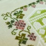 Printed embroidery chart “Snail Houses. Grape”