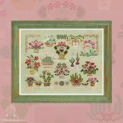Embroidery kit “Houseplants”