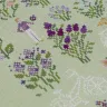 Printed embroidery chart “Lilac Garden Rendezvous”