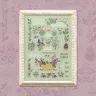 Printed embroidery chart “Lilac Garden Rendezvous”