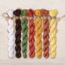 Set of OwlForest Hand-Dyed Threads for the “Easter Bells” Chart (DMC)