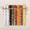 Set of OwlForest Hand-Dyed Threads for the “Easter Bells” Chart (DMC)