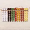 Set of OwlForest Hand-Dyed Threads for the “Easter Bells” Chart (DMC)