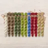 Set of OwlForest Hand-Dyed Threads for the “Toad Summer” Chart (Thread Trade n.a. Kirov)
