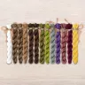 Set of OwlForest Hand-Dyed Threads for the “Juice Brew Lab” Chart (Thread Trade n.a. Kirov)
