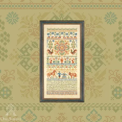 Printed embroidery chart “Russian Folk Wisdom”