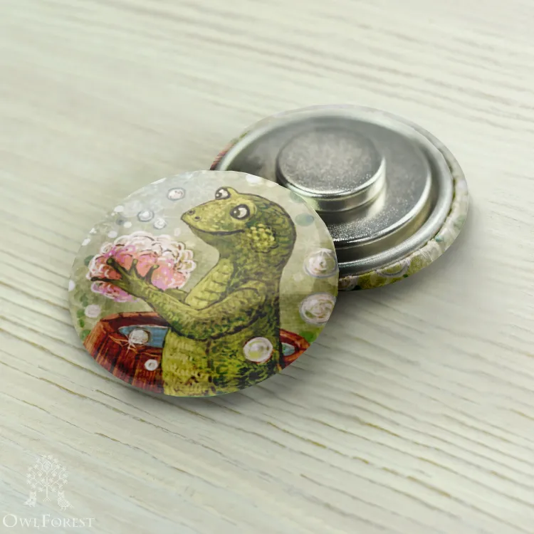 Magnet Needle Minder “Bathing Lizard”