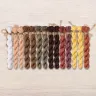 Set of OwlForest Hand-Dyed Threads for the “Time Sampler” Chart (DMC)