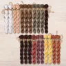 Set of OwlForest Hand-Dyed Threads for the “Time Sampler” Chart (DMC)