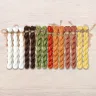 Set of OwlForest Hand-Dyed Threads for the “Easter Bells” Chart (Thread Trade n.a. Kirov)
