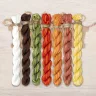 Set of OwlForest Hand-Dyed Threads for the “Easter Bells” Chart (Thread Trade n.a. Kirov)