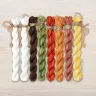 Set of OwlForest Hand-Dyed Threads for the “Easter Bells” Chart (Thread Trade n.a. Kirov)