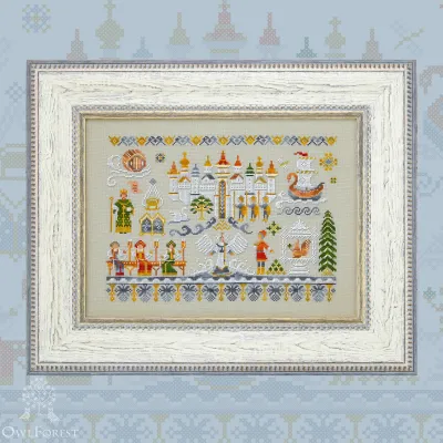 Digital embroidery chart “The Tale of Tsar Saltan”