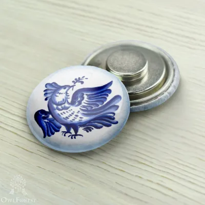 Magnet Needle Minder “Porcelain Bird”