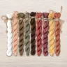 Set of OwlForest Hand-Dyed Threads for the “Time Sampler” Chart (Thread Trade n.a. Kirov)