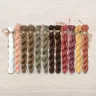 Set of OwlForest Hand-Dyed Threads for the “Time Sampler” Chart (Thread Trade n.a. Kirov)