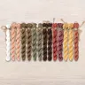 Set of OwlForest Hand-Dyed Threads for the “Time Sampler” Chart (Thread Trade n.a. Kirov)