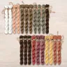 Set of OwlForest Hand-Dyed Threads for the “Time Sampler” Chart (Thread Trade n.a. Kirov)