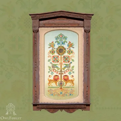 Printed embroidery chart “Wonder Tree”