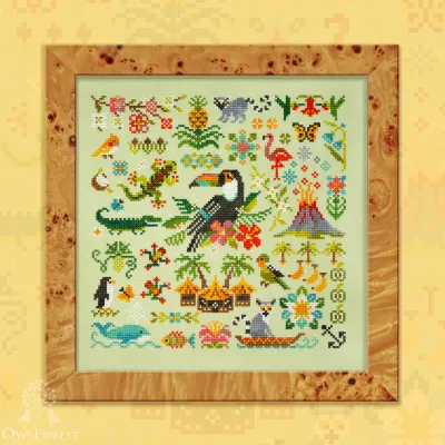 Embroidery kit “Lemuria. Toucan”