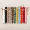Set of OwlForest Hand-Dyed Threads for the “Hedgehog Meadow” Chart (Thread Trade n.a. Kirov)