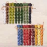 Set of OwlForest Hand-Dyed Threads for the “Berry Quaker Ball” Chart (DMC)