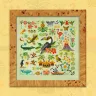 Printed embroidery chart “Lemuria. Toucan”