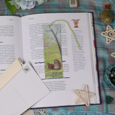 “Country Hedgehogs” Bookmarker