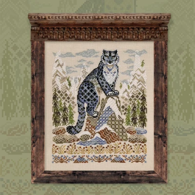 Embroidery kit “Snow leopard”