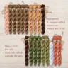 Set of OwlForest Hand-Dyed Threads for the “Kashchey's Chest” Chart (Thread Trade n.a. Kirov)
