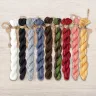 Set of OwlForest Hand-Dyed Threads for the “The Learned Cat” Chart (Thread Trade n.a. Kirov)