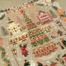 Printed embroidery chart “Festive City Lights” 