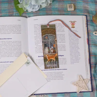 “March Cats” Bookmarker