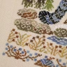 Printed embroidery chart “Snow leopard”