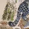 Printed embroidery chart “Snow leopard”