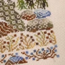 Printed embroidery chart “Snow leopard”