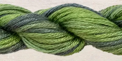 Mouline thread “OwlForest 2322 — Greenstone flower”