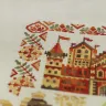 Printed embroidery chart “Red Castle Guardians”