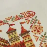 Printed embroidery chart “Red Castle Guardians”