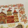 Printed embroidery chart “Red Castle Guardians”