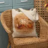 “Melancholy Time” Linen Shopping Bag 